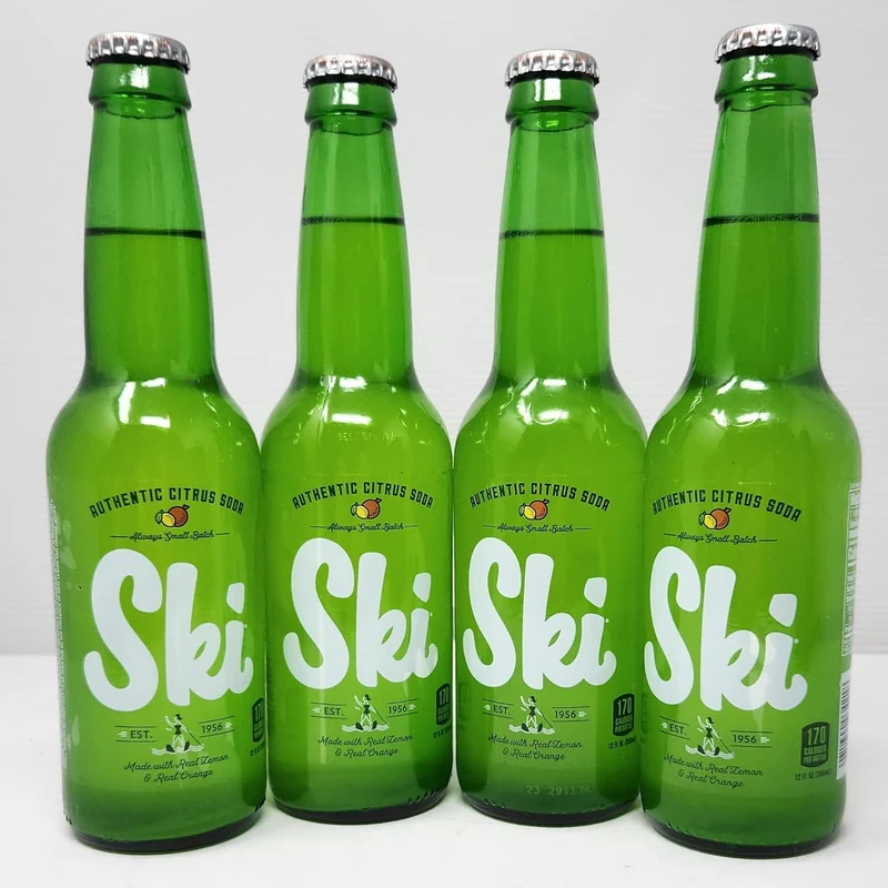 Ski Lemon Orange 4pk Bottles